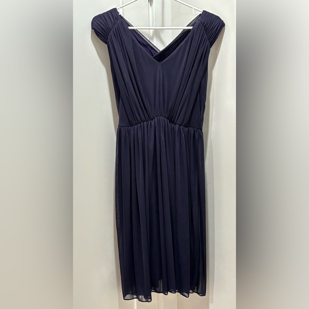 Kenneth Cole plum gauzy dress size XS